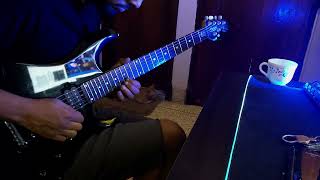 The Pieces by Icefish Marco Sfogli guitar solo cover [upl. by Sirdi]