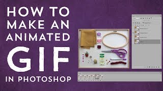 How to Make an Animated GIF Photoshop Design Tutorial [upl. by Wolfie]