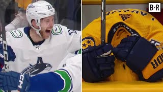 Canucks Wild Comeback to Win Game 4 vs Predators  2024 Stanley Cup Playoffs [upl. by Anilorac594]