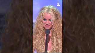 Watch shakira Win Best Latin Pop Album In 2001 For MTV Unplugged  GRAMMY Rewind [upl. by Kopaz22]