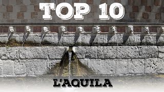 Top 10 cosa vedere a lAquila [upl. by Crisey476]