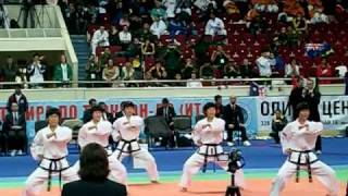 World TaekwondoITF Championships 2009 DPRKorea female Team PatternPoEun [upl. by Dash]