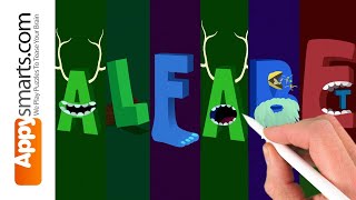 Alphabet But Not Lore But Metamorphabet  Interactive AnimationPuzzle Game demo [upl. by Stig]