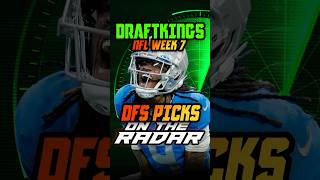 Top DraftKings Picks for DRAFTKINGS NFL WEEK 7  NFL DFS PICKS draftkingsadvice draftkingslineups [upl. by Yessac930]