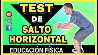 Valoración de la Condición Física 👨🏼‍🏫 Test de Salto Horizontal ☑️ [upl. by Rosemarie]