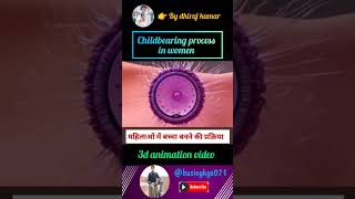 childbearing process in women science gk shortvideo [upl. by Breen]