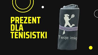 Prezent dla tenisistki  personalizowany ręcznik szybkoschnący [upl. by Trip935]