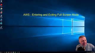 AWS  EnterExit Full Screen Desktop Mode [upl. by Mandie607]