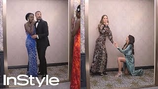 InStyle Globes Elevator Timelapse  2019 Golden Globes Elevator  InStyle [upl. by Courtund]