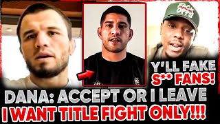 Alex Pereira EXPLAINS Ankalaev BEEF Umar Demands KHABIB LIKE Treatment Warns Dana Hill Goes Off [upl. by Meggs268]