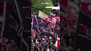 Thousands protest Indigenous rights bill in front of New Zealand parliament [upl. by Philbin973]