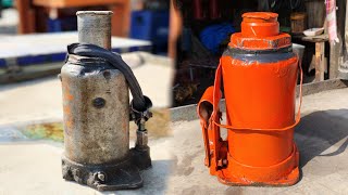 Amazing Work To Restoration Of 30 TON Hydraulic Jack  How To Repair Hydraulic Jack [upl. by Anayd]