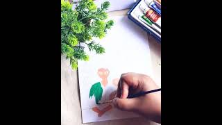 Bengali couple drawing 🎨 subscribe my channel🙏♥️trending painting drawing couplepainting shorts [upl. by Ndnarb719]