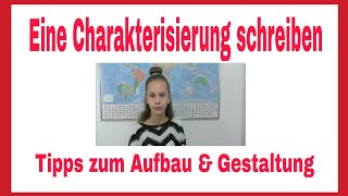 Deutsch  Charakterisierung schreiben  Tipps zum Aufbau amp Gestaltung  Schlau gefragt [upl. by Ycram]