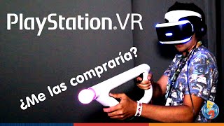 PLAYSTATION VR  Probando Gafas de Realidad Virtual de la PS4 [upl. by Duomham]