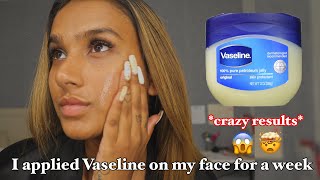 I Applied Vaseline On My Face For 7 Days crazy results 😱🤯 [upl. by Odlonyer567]