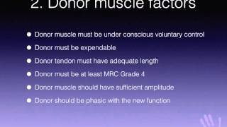 Principles of tendon transfer [upl. by Akyssej]