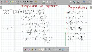 Cómo simplificar expresiones con exponentes racionales negativos y fracciones súper fácil [upl. by Siuoleoj388]