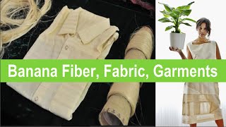 Banana Fiber to Fabric Fiber Extraction Yarn Spinning amp Weaving ProcessTextileTV​ [upl. by Enedan]