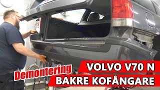 Demontering kofångare bak Volvo V70n [upl. by Eyar]