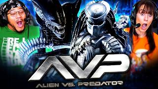 ALIEN VS PREDATOR 2004 MOVIE REACTION FIRST TIME WATCHING AVP  Xenomorph  Full Movie Review [upl. by Eceinehs]