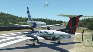 VERY BUSY Saint Barthelemy French Caribe in Microsoft Flight Simulator Premium Deluxe [upl. by Bergquist]