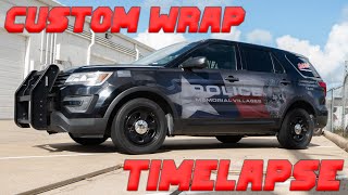 Incredible Custom Vehicle Wrap Timelapse [upl. by Bertila]