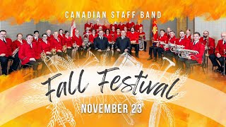 Canadian Staff Band Fall Festival 2024 [upl. by Hayyikaz488]