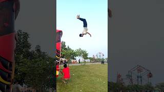 স্পাইডারম্যান যখন ফ্লিপ দেয়😃 ytshorts foryou rsyasinraj reels shorts stunt video [upl. by Tiernan]