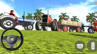 indian tractor driving 3d game tractor wala game Android gameplay 57 games gaming gameplay [upl. by Koch]