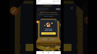 Binance Pay Limited Time Offer  Crypto Box Red Packet Camping  Claim Your Crypto Box [upl. by Ettennat]