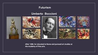 Futurism  Umberto Boccioni 20th century [upl. by Lipp]