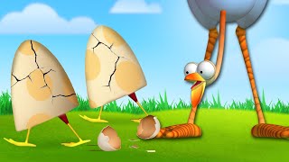 Gazoon EggShaped  Funny Animals Cartoons by HooplaKidz TV [upl. by Krusche]