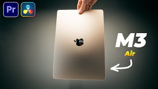 REAL Video Editing Performance on Apple Macbook Air M3 Premiere Pro amp DaVinci Resolve [upl. by Aridni29]