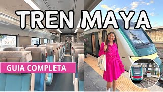 Así es el TREN MAYA 🚂 Precios Horarios Rutas Vagones Transporte a la estación ✅CancúnValladolid [upl. by Largent59]