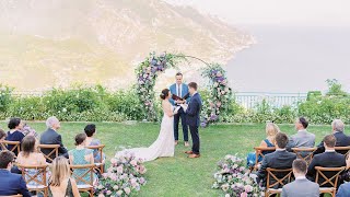 Amalfi Coast Wedding Video  Ravello Italy  Belmond Hotel Caruso Wedding [upl. by Ydna624]