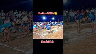 Raider skills back kisi shorts trending kabaddi [upl. by Eyla]