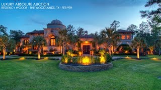 The Woodlands Texas Mediterranean Mansion For Sale  Golf Property [upl. by Lowell]