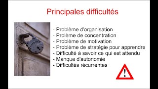 Principales raisons des blocages et difficultés scolaires [upl. by Kuth]