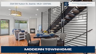 MODERN TOWNHOME  2314 SW Hudson St Seattle WA [upl. by Cardie260]