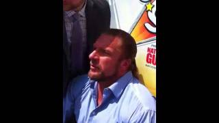 WWE Triple H likes my Stephanie McMahon tattoo [upl. by Nairehs]