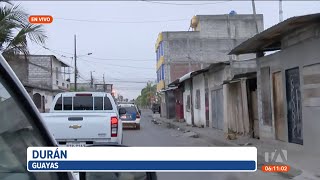 Policía realiza un operativo en búsqueda de miembros de bandas en Durán [upl. by Ilatan]