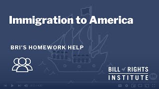 Immigration to America  BRIs Homework Help Series [upl. by Audras]