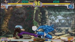 3rd Strike ResinSnake Remy vs uppercutjustice Urien [upl. by Atihana]