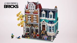 Lego Creator Expert 10270 Bookshop Speed Build [upl. by Sucramaj255]