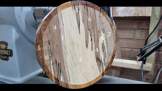 COLOUR by NUMBERS  spalted beech woodturning project [upl. by Iad]