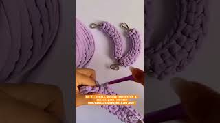 aprende a tejer bolsos cestos y tapetes a crochet desde casa y paso a paso crochet tejer [upl. by Eissat]