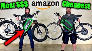 I Bought the Cheapest and Most Expensive Electric Bike kits on Amazon [upl. by Tatum]