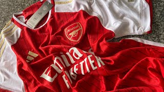 Resenha detalhada da camisa 2324 Arsenal edição ilimitada camisadetimes futebol arsenal [upl. by Gnaht301]