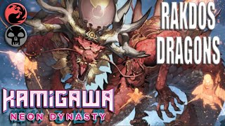 Treasure Dragon Rakdos 🔴⚫ Kamigawa Neon Dynasty MTG Standard [upl. by Rabah]